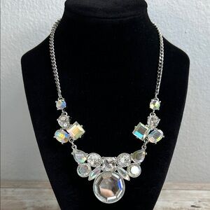 Elegant Silver Statement Necklace